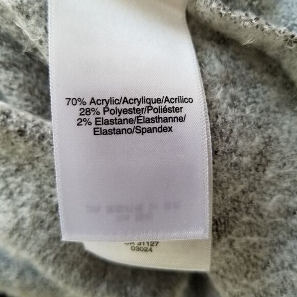 DKNY gray short sleeve twist front sweater - Picture 5 of 6